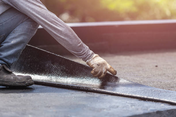Professional Waterproofing technician working in Westfield, IN